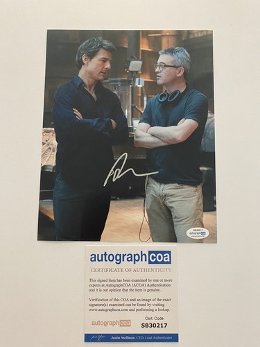 Alex Kurtzman signed autographed 8x10 Photo director Star Trek ACOA Tom Cruise