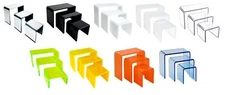 T'z Tagz New 3 Piece Acrylic Showcase Riser Display Stand Color Variation Set
