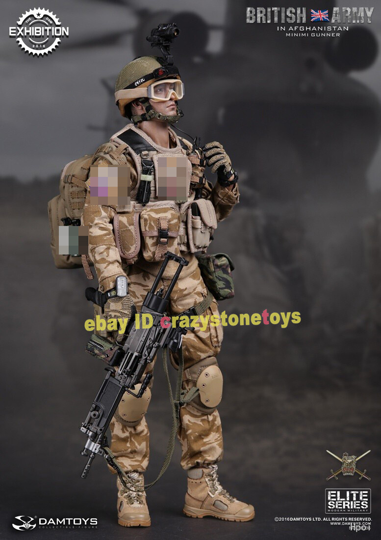 DAMTOYS BRITISH ARMY MINIMI GUNNER 1/6 Action Figure DAM78036 Doll