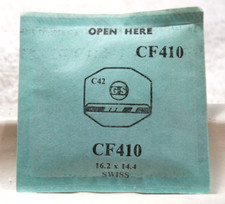 GS CF410 Watch Crystal Fit Swiss - 16.2 x 14.4 mm - Replacement / Repair