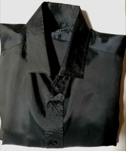 Camicia maschile uomo ragazzo ALCOTT blue navy in rayon | Taglia L | eBay