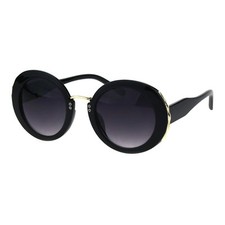 Womens Designer Style Sunglasses Round Vintage Fashion Shades UV 400