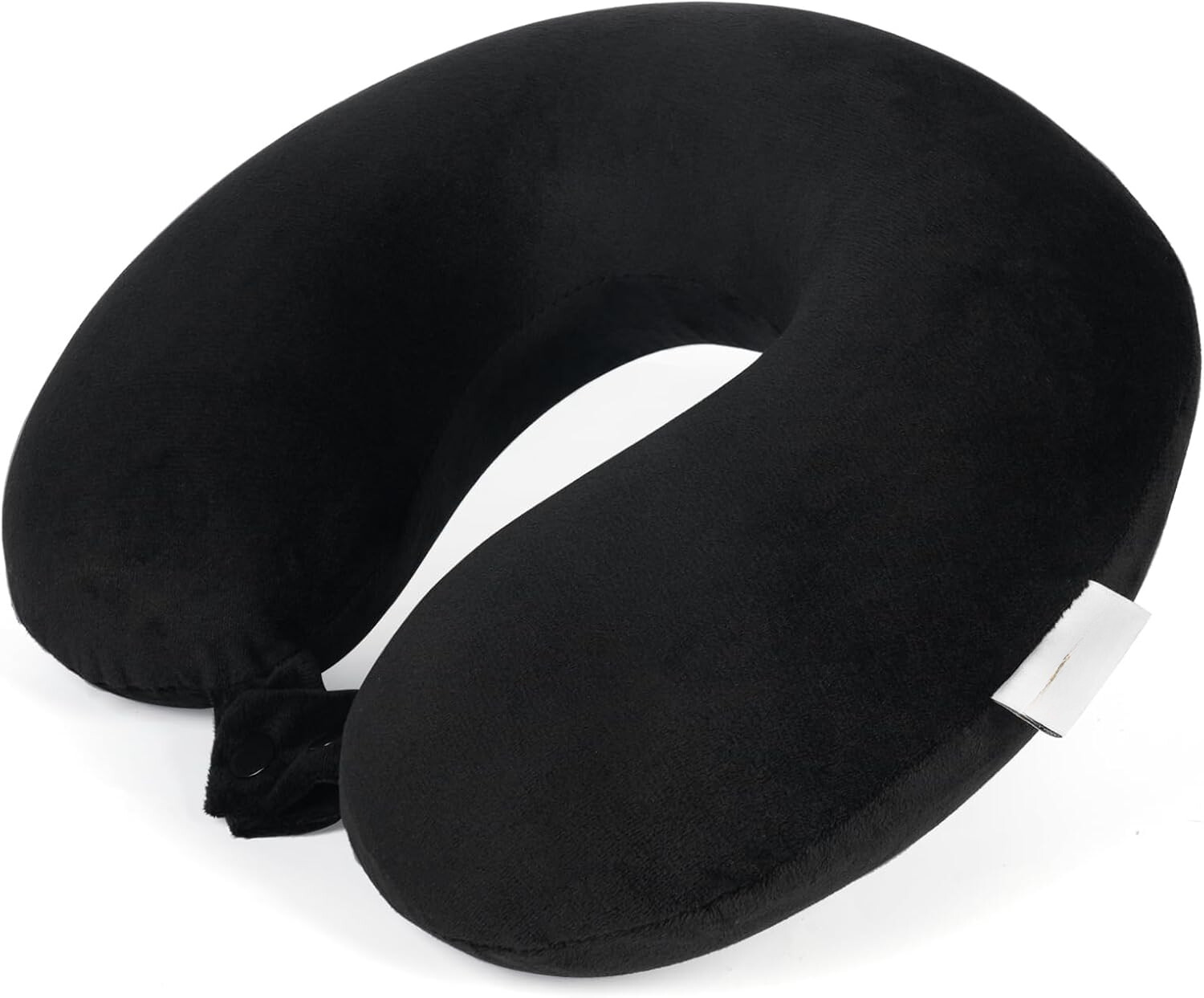 Memory Foam Travel Neck Pillow for Airplanes with Washable Cover-image