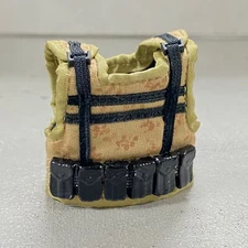 PB-ARM-VST: 1/12 Camo Tan Army Vest for 6" action force GI Joe action figure
