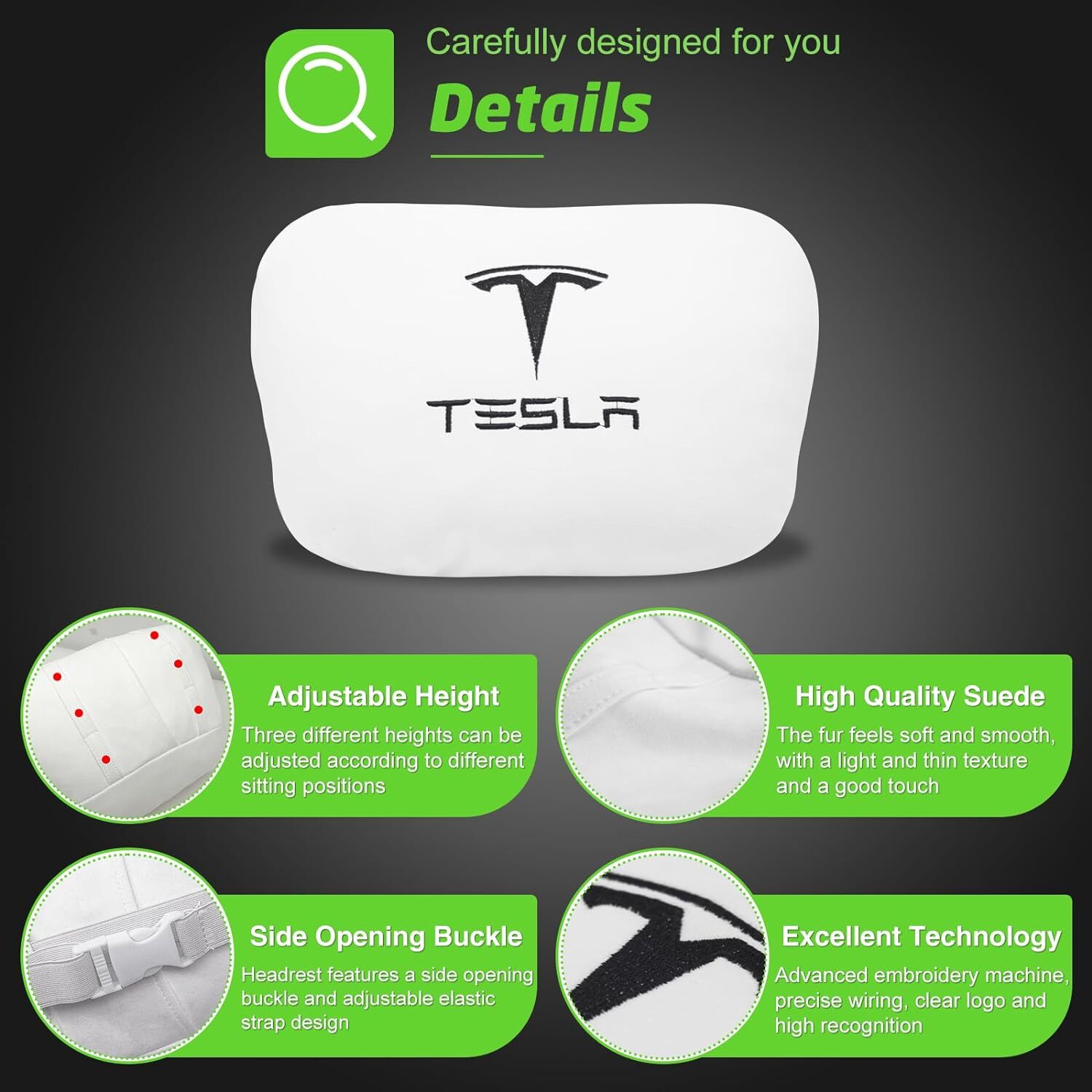 Tesla Headrest Pillow Neck Pillow Neck Support Tesla Model 3 Y S X Accessories eBay