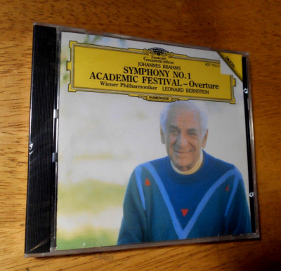 Leonard Bernstein Symphony No 1 Brahms New Sealed CD Deutsche Grammophon