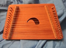 James Jones Two Octave Zither or Lap Harp all solid wood with 2 pcks tune card