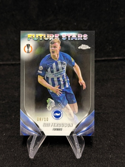 2023-24 TOPPS CHROME UEFA UCC  BRIGHTON & HOVE EVAN FERGUSON BLACK /10