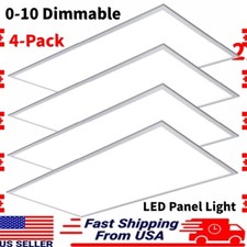 2X4FT LED Flat Panel Light 75W Drop Ceiling Troffer Recessed Light 5000K
