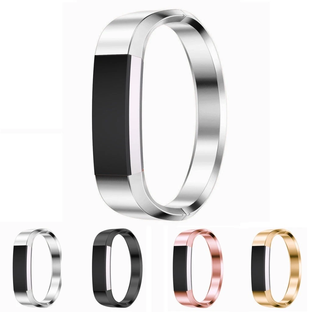 DigiHero - Cinturino di Ricambio per Fitbit Alta/Fitbit Alta HR, Cinturino Sportivo Regolabile per Donne e Uomini, A14, Argento, Large (6.7''-8.1