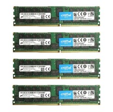Crucial 128GB 4X 32GB DDR4 2400MHz ECC Registered Memory Ram CT32G4RFD424A