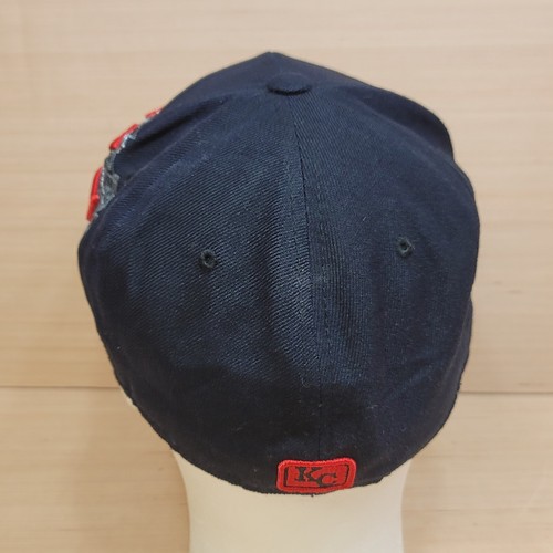Pit Bull Embroidered KC Chiefs Baseball Cap Hat Fitted Size M Kansas City - Picture 3 of 9