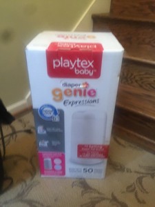 playtex diaper genie expressions customizable diaper pail with starter refill