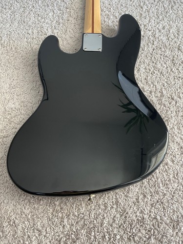 Fender Standard Jazz Bass 2003 MIM Black Rosewood Fretboard 4-String Bass Guitar - 第 12/12 張圖片