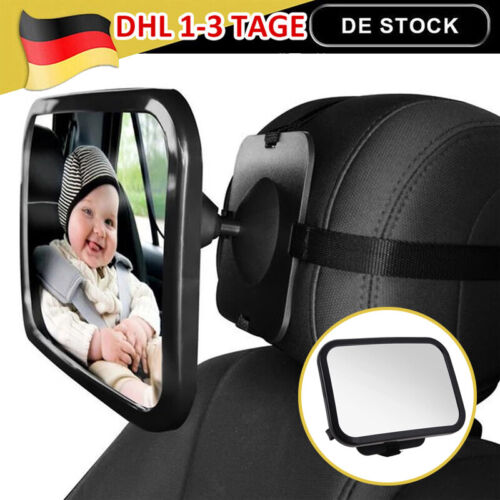 Baby Auto Rücksitz Spiegel Kinder Rücksitzspiegel 360° Verstellbarem Rückspiegel - Afbeelding 1 van 12