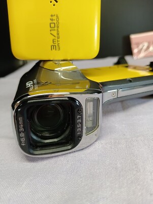 SANYO DMX-CA100 Xacti Waterproof Digital Movie Camera Yellow Japan