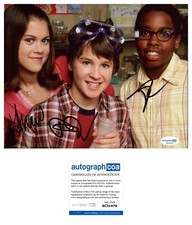 Devon Werkheiser Lindsey Daniel ‘Ned’s Declassified’ Cast Signed 8x10 Photo ACOA