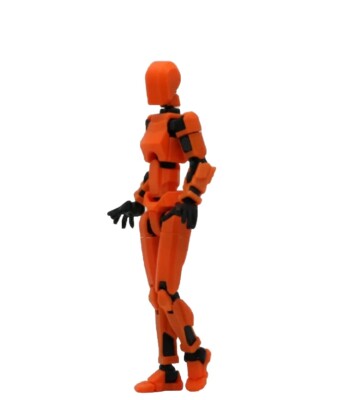 T13 Action Figure Set - Titan 13 Robot, Dummy 13, 3D Printed Lucky 13 for Collectors Desktop Decorations (Assembly Completed
