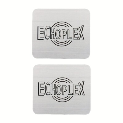 Echoplex Maestro EP-2 Badge Custom Made Aluminum 44mm(1.73'')X38mm(1.5'') silver