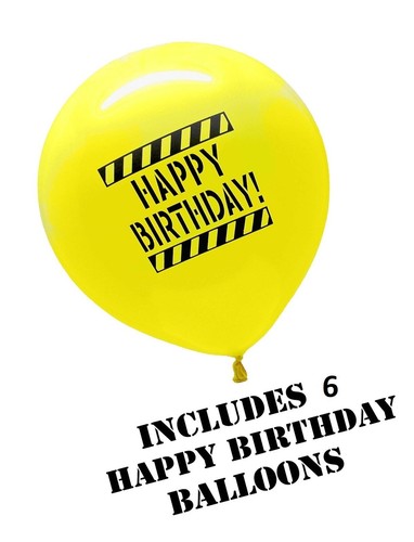36 Boy's Construction Balloons Happy Birthday Party Supplies Helium Latex - Picture 2 of 7