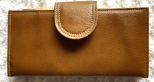 Vintage Rolfs Tan Deluxe Credential Billfold Leather 1960's EX-Condition NWOT