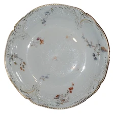 Antique Porcelain Rosenthal SANSSOUCI WHITE Serving Bowl Floral 9 1/2"
