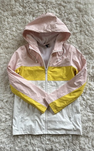 Topshop Colour Block Raincoat