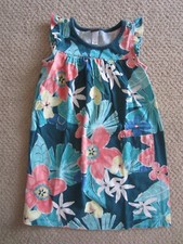 TEA COLLECTION DRESS GIRL 5 SLEEVELESS TROPICAL