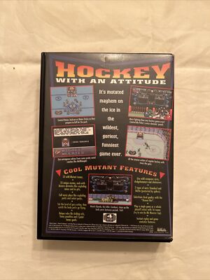 Mutant League Hockey (Sega Genesis, 1994) Complete In Box