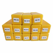 R8 COLLET SET 1/8" to 7/8" (13 PCs) PRIME QUALITY T.I.R 0.0003"  ZLIVECENTER