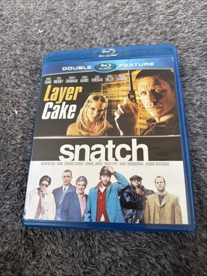 Layer Cake 2004 / Snatch 2000 (Blu-ray, 2-disc, 2013) double feature RARE OOP