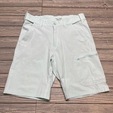 Huk Fishing Performance 9.5" Next Level Shorts Cargo Overcast Blue Men Sz Large
