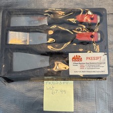 Mac Tools 3 Pc Stainless Steel Bolstered Scra...