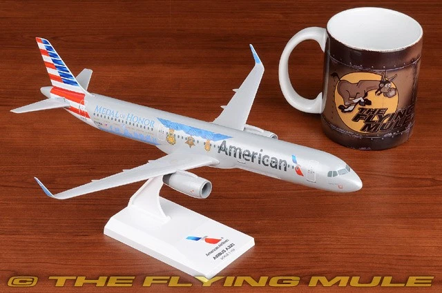 Skymarks 1:150 A321 American Airlines Flagship Valor Foto 4 de 4