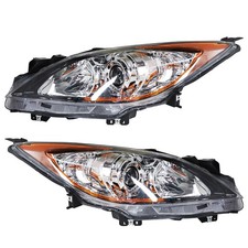 Labwork Rightleft Headlight For Mazda 3 2010-13 Projector Halogen Type Chrome