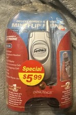 Innovage Deluxe Corded Handheld Mini Flip Phone w Hands-Free Headset 596188 New