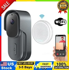 Smart Wireless WiFi Video Doorbell Phone Door Ring Intercom Security Camera Bell
