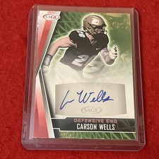 2022 Sage CARSON WELLS Autographed Card #A-CW  NM-MT Colorado Buffalos