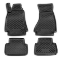 GummifußMatten FüR Audi A4 B8 Bj 2007-2015 3D Passform Hoher Rand Gummimatten