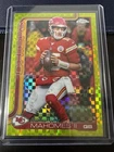2026 Topps Chrome Patrick Mahomes Lime Green X-Fractor