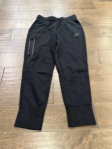 Nike Tech Fleece Youth Girls Black Joggers Pants Size L LARGE CZ2595-010 - Picture 2 of 10