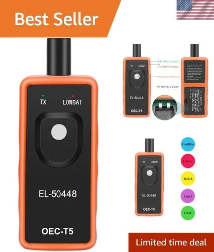 Universal TPMS Reset Tool for GM/Nissan - 2024 Edition with Push Button Ease - product listing photo