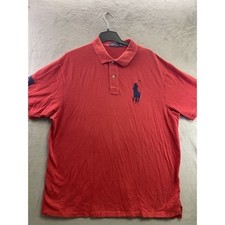 Polo Ralph Lauren Short Sleeve Red Polo Shirt Big Pony 3 Size 2XB Big 2X