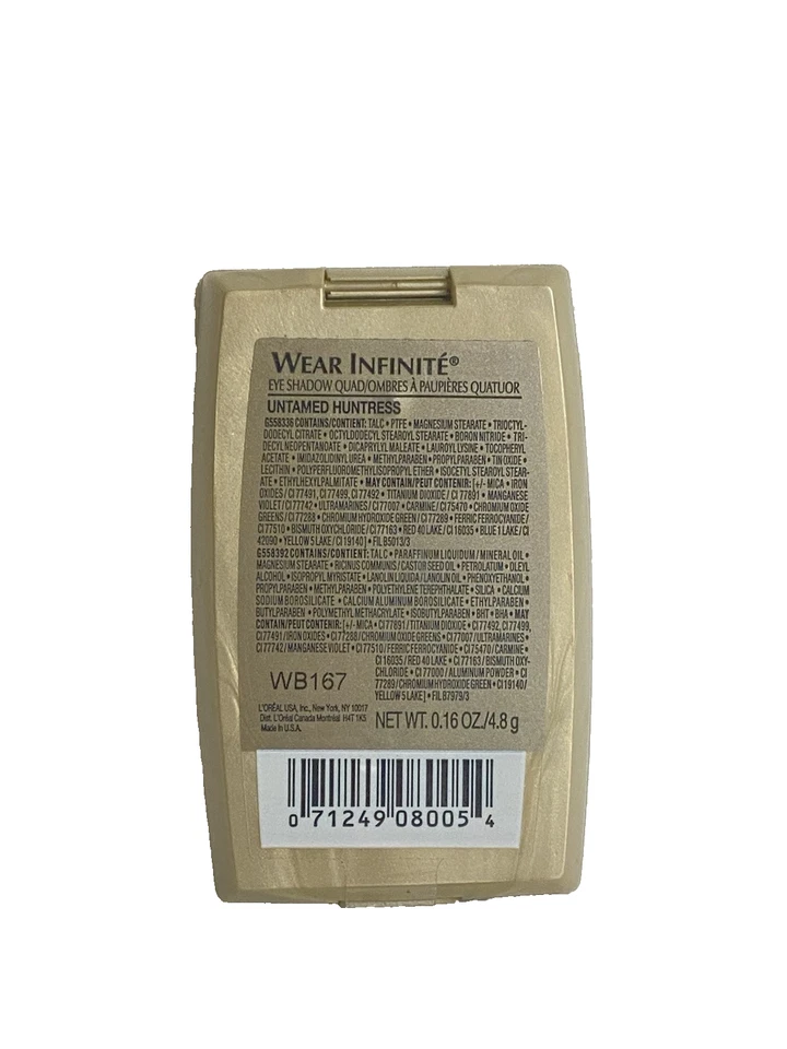 LOREAL Wear Infinite EYE SHADOW ~ UNTAMED HUNTRESS ~ NEW SEALED - Image 2 of 2