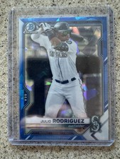 2021 Bowman Chrome Sapphire Julio Rodriguez #BCP-86 Mariners