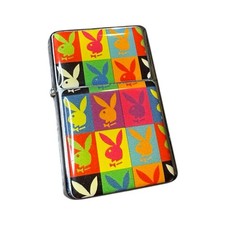 Zippos Style Playboy Bunny Pop Art Multicolor Flip-Top Lighter Playboy & Pinups