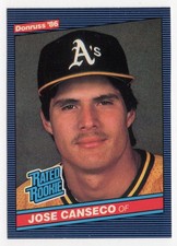 1986 Donruss Baseball Jose Canseco Rookie Card!! NM-MT or Better!!