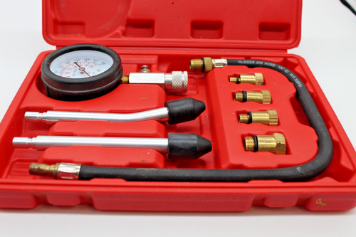 Engine Cylinder Compression auto Tester Kit gauge M8 M10 M12 M14 Gas motor - Afbeelding 1 van 3