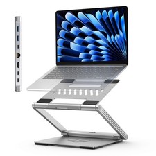 Laptop Docking Station Stand 4K60Hz for MacBook /M3/, Dell/HP/Surface/Lenovo/...