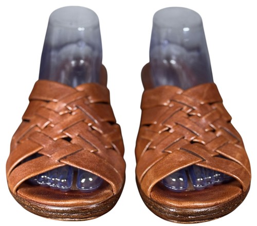 Sandales à Enfiler Goffrey Penelli - Talon Wedge - Taille 8M (medium) Marron - Occasion Bon état